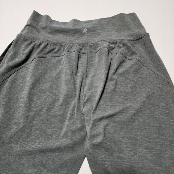 Athleta Heathered Gray Powevita High Rise Salutation Joggers - Picture 6 of 9